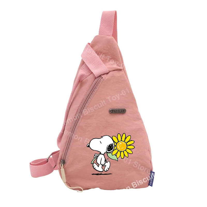 Snoopy Backpack Chest Bag Unisex Crossbody Phone Pouch
