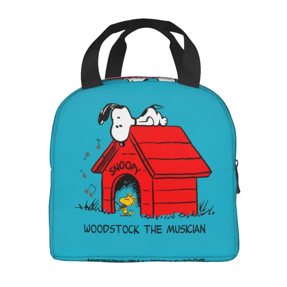 Snoopy Backpack Halloween Insulated Lunch Bag 22x20x13cm