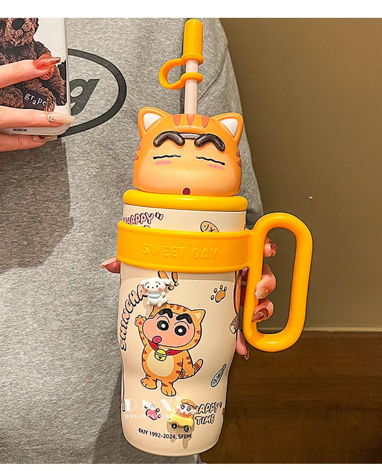 800ml 304 Stainless Steel Insulated Cup Cartoon Snoopy Cup