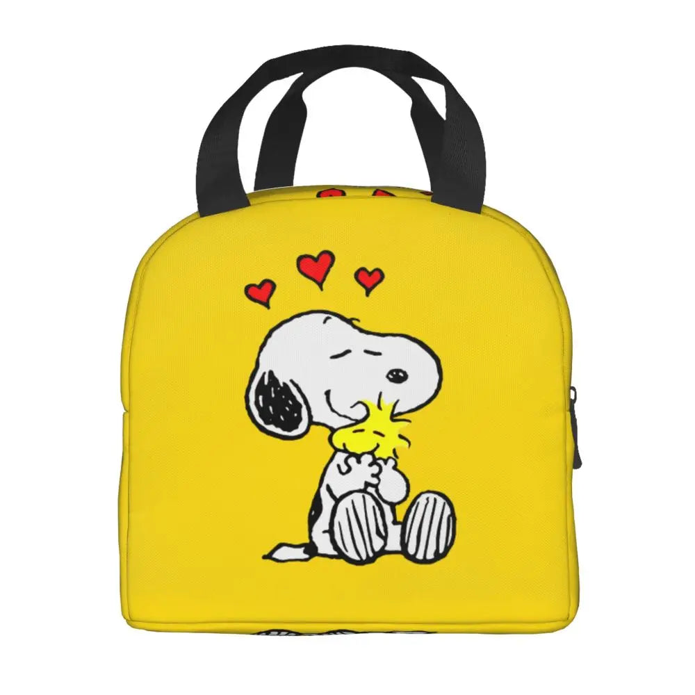 Snoopy Backpack Halloween Insulated Lunch Bag 22x20x13cm