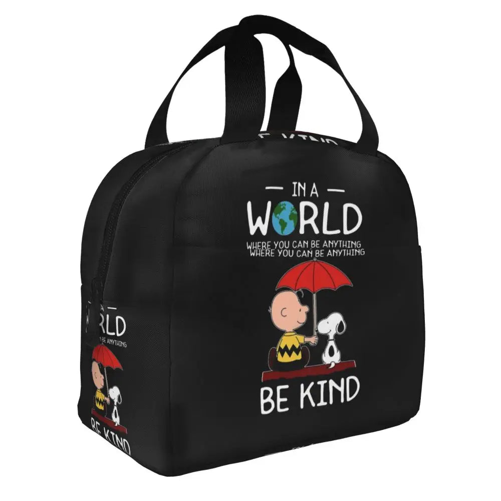 Snoopy Backpack Halloween Insulated Lunch Bag 22x20x13cm