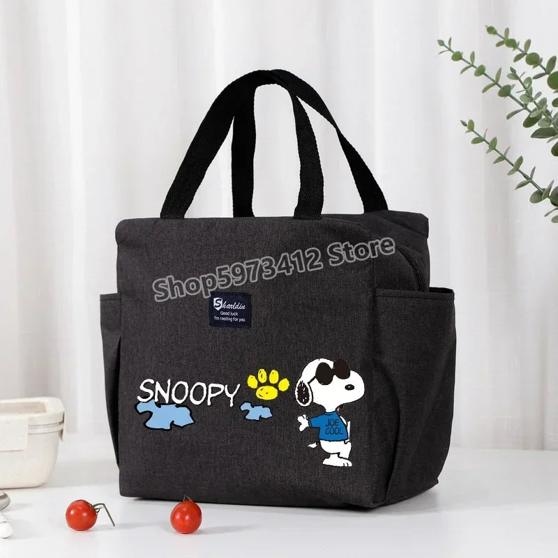 Snoopy Backpack Insulated Lunch Bag Bento Pack Ice Pack