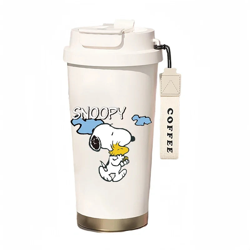 500ml Thermos Bottle Portable Snoopy Cup