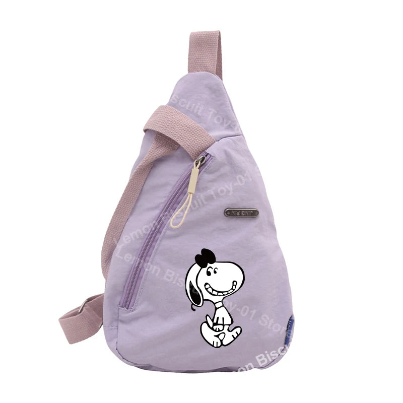 Snoopy Backpack Chest Bag Unisex Crossbody Phone Pouch