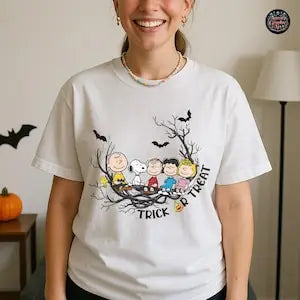 Trick Or Treat Snoopys And Friends Halloween Snoopy Shirt