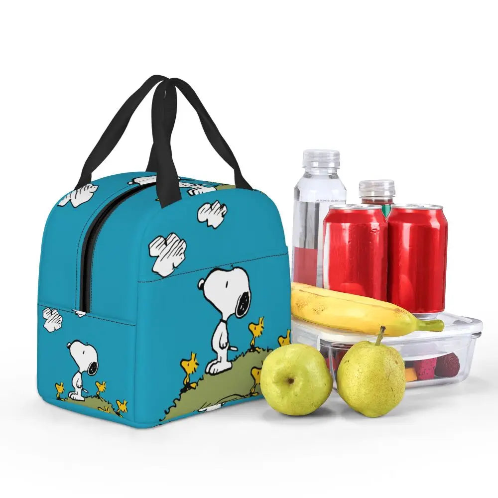 Snoopy Backpack Halloween Insulated Lunch Bag 22x20x13cm