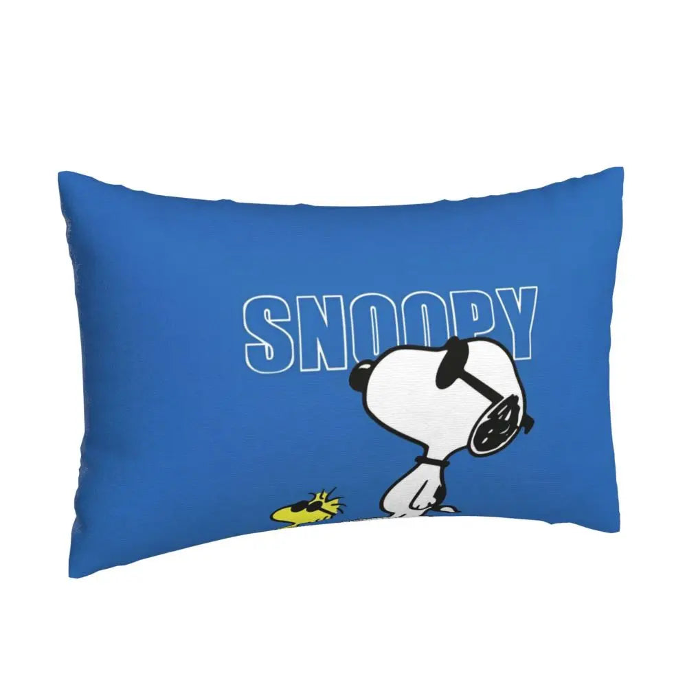 Cute Pillowcase 18in Square Red Snoopy Pillow