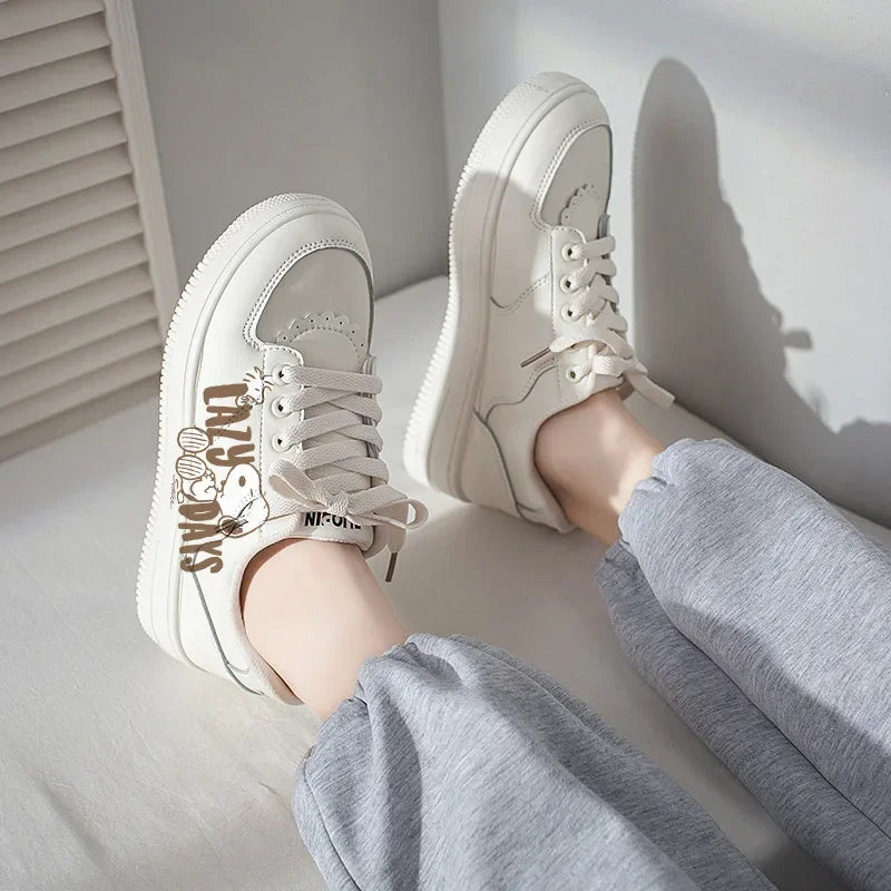 Womens Light Running Shoes Breathable Slip On Snoopy Shoes