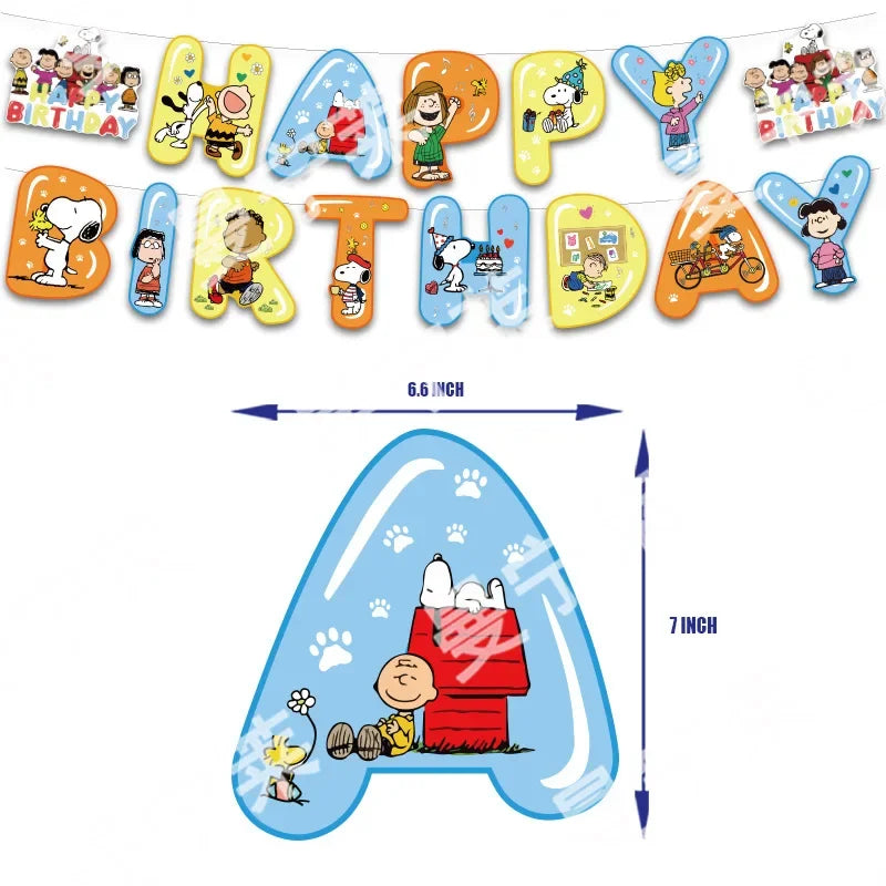 Party Themed Disposable Plates and Cups Snoopy Cup