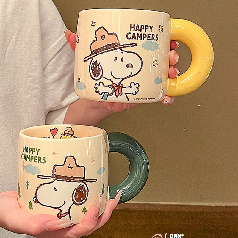 460ML Graduation Ceramic Mug Snoopy Cup