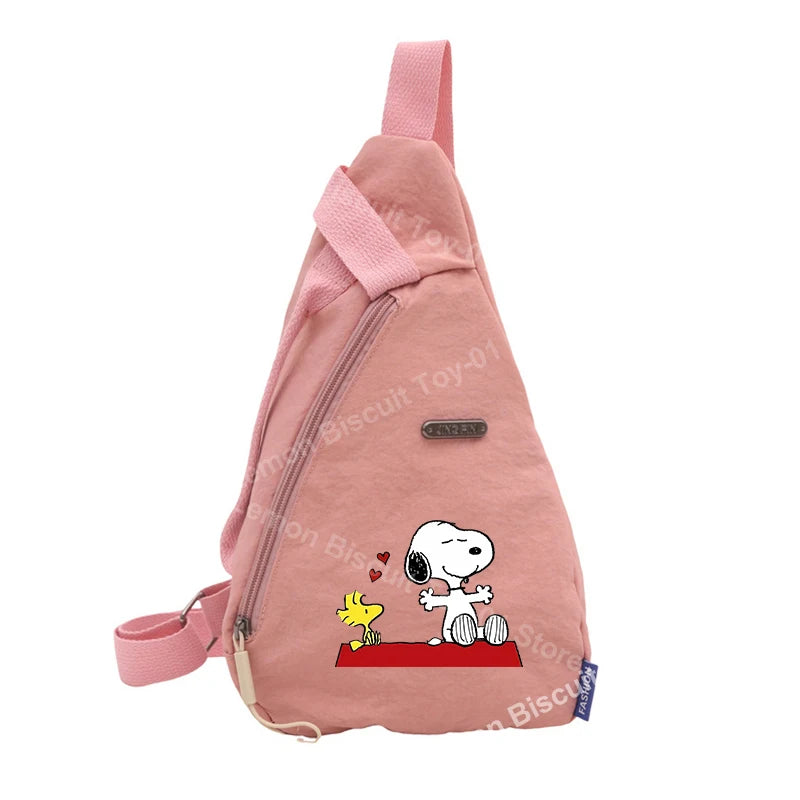 Snoopy Backpack Chest Bag Unisex Crossbody Phone Pouch