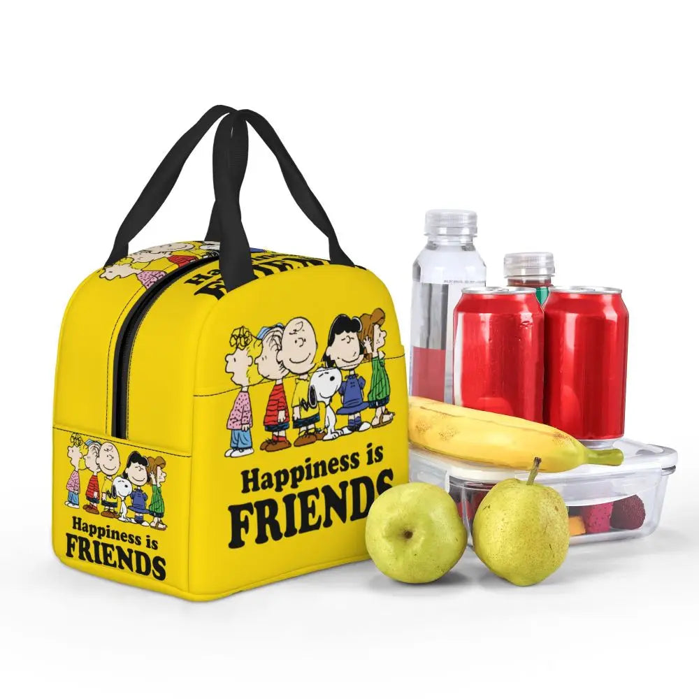 Snoopy Backpack Halloween Insulated Lunch Bag 22x20x13cm