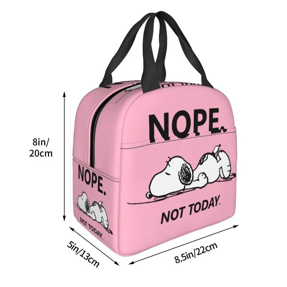 Snoopy Backpack Halloween Insulated Lunch Bag 22x20x13cm