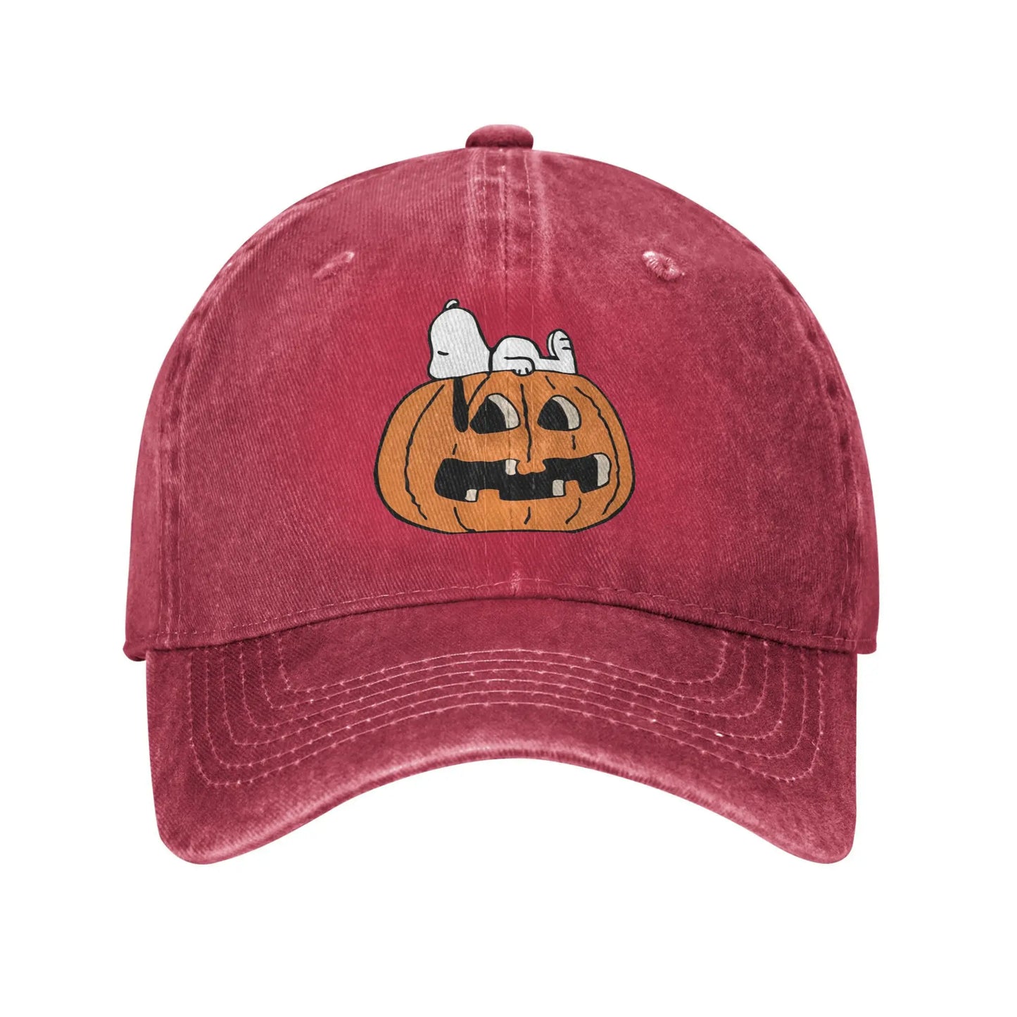 Halloween Pumpkin Print Cap Adjustable Snoopy Hat
