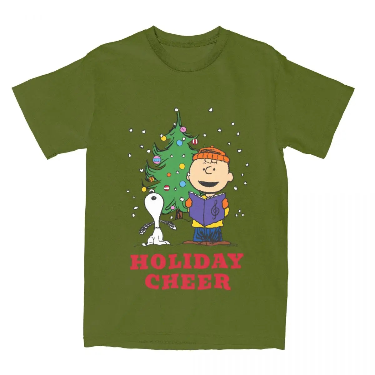 Unisex Peanuts Christmas Snoopy Graphic Tee Snoopy Shirt