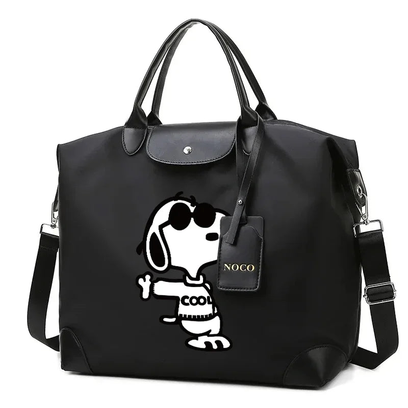 Snoopy Backpack Large Anime Travel Bag For Women 41x16x33cm