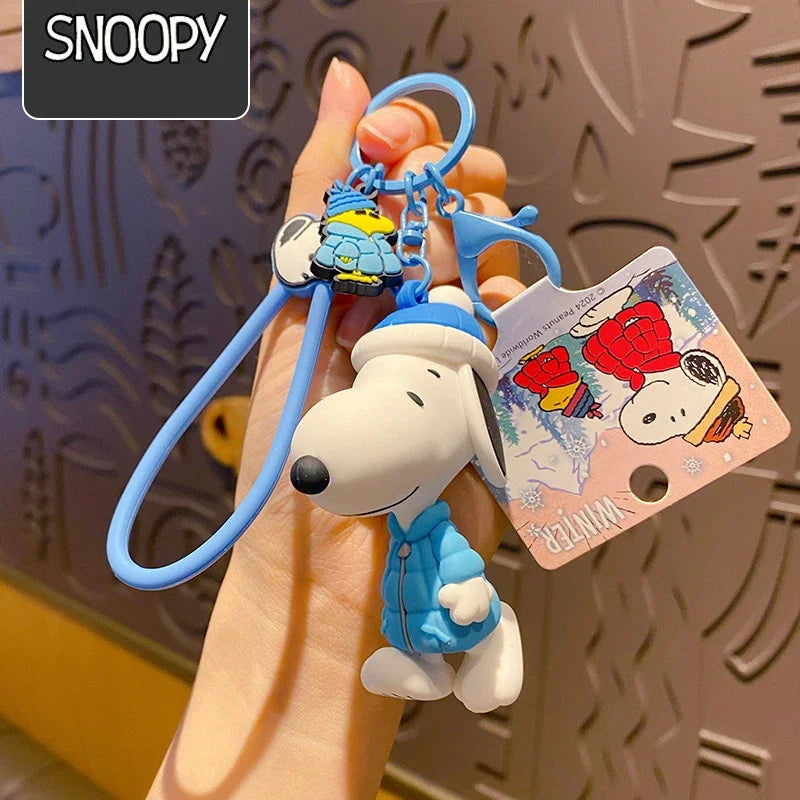 Key Chain Christmas Bag Charm Snoopy Keychain