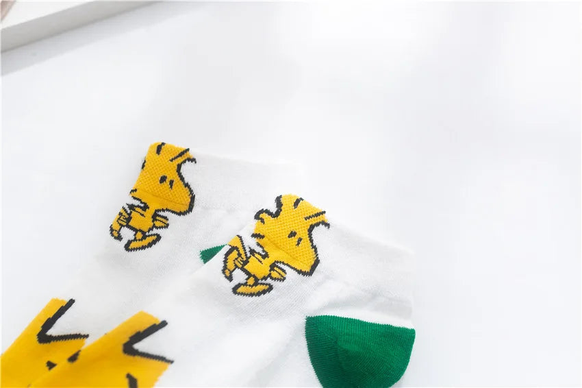 Low Tube Socks Women Men Cute Snoopy Socks