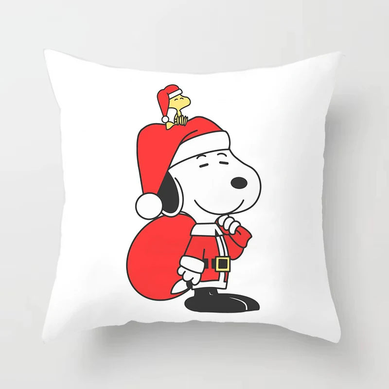 Christmas Theme Pillowcase 45x45cm Snoopy Pillow
