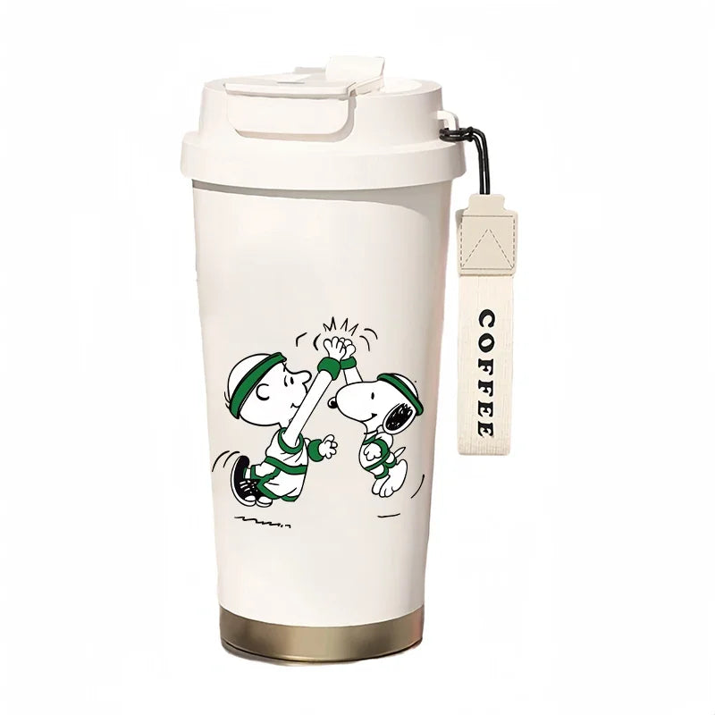 500ml Thermos Bottle Portable Snoopy Cup