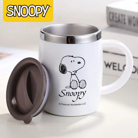 420ml Stainless Steel Mug for Men and Women Snoopy Cup