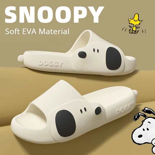Cartoon Soft Sole Non Slip Flip Flop Snoopy Shoes