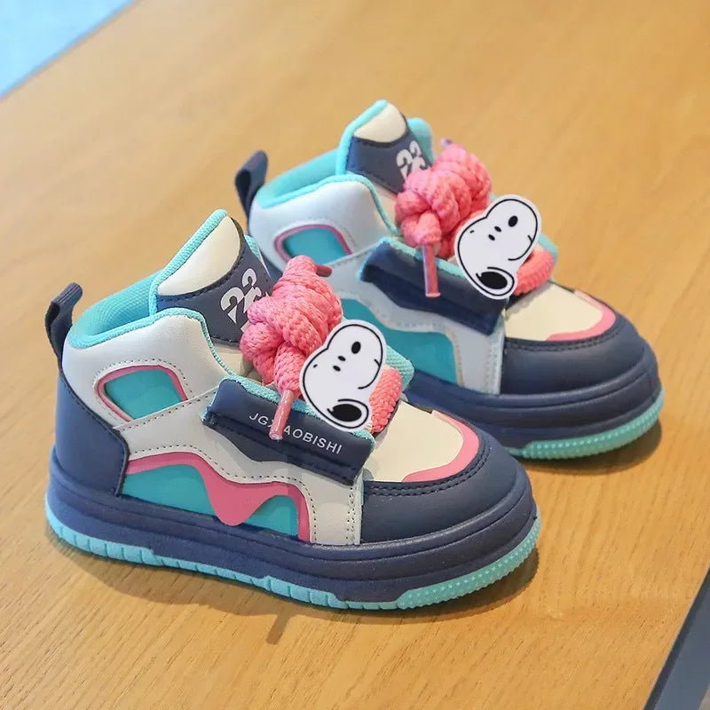 Kids Unisex Sports Shoes Slip On Sneakers Snoopy Shoes
