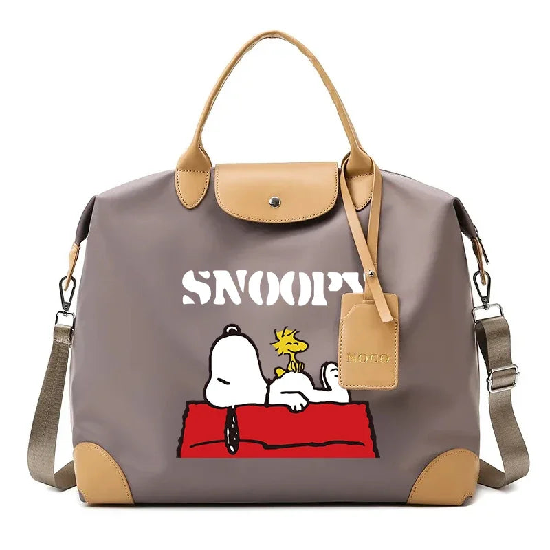 Snoopy Backpack Large Anime Travel Bag For Women 41x16x33cm