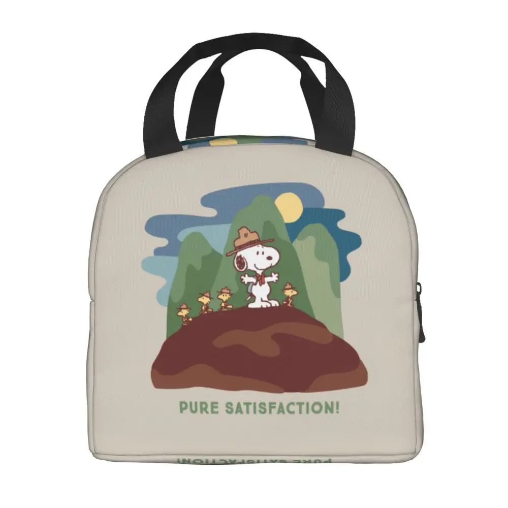 Snoopy Backpack Halloween Insulated Lunch Bag 22x20x13cm