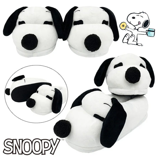 Cotton Slippers Plush Indoor Snoopy Shoes