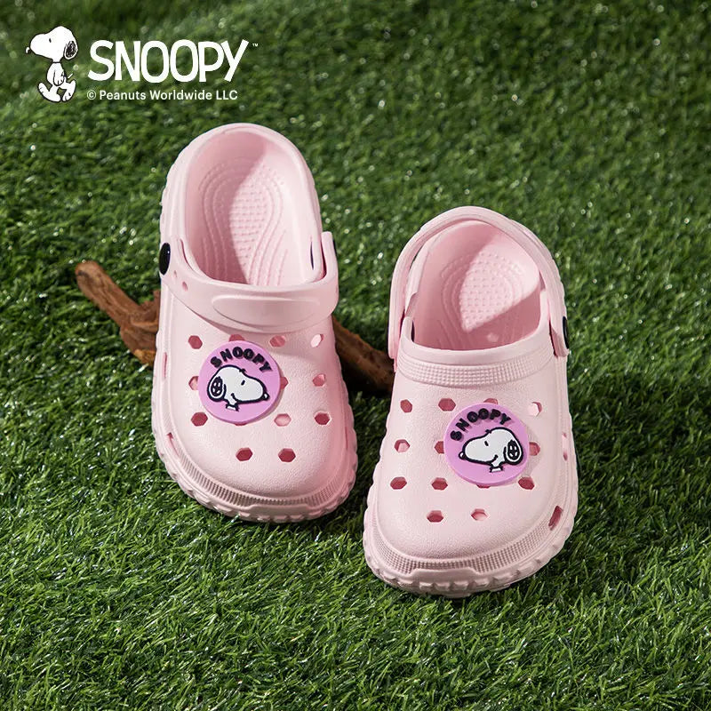 Cartoon Crocs Anti Slip Snoopy Shoes
