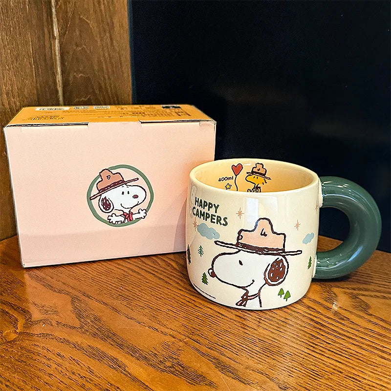 460ML Graduation Ceramic Mug Snoopy Cup