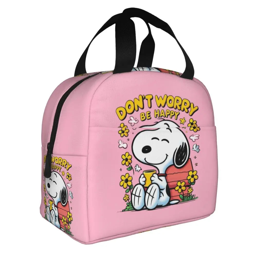Snoopy Backpack Halloween Insulated Lunch Bag 22x20x13cm