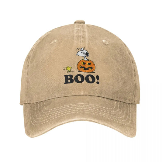 Peanuts Halloween Boo Baseball Snoopy Hat