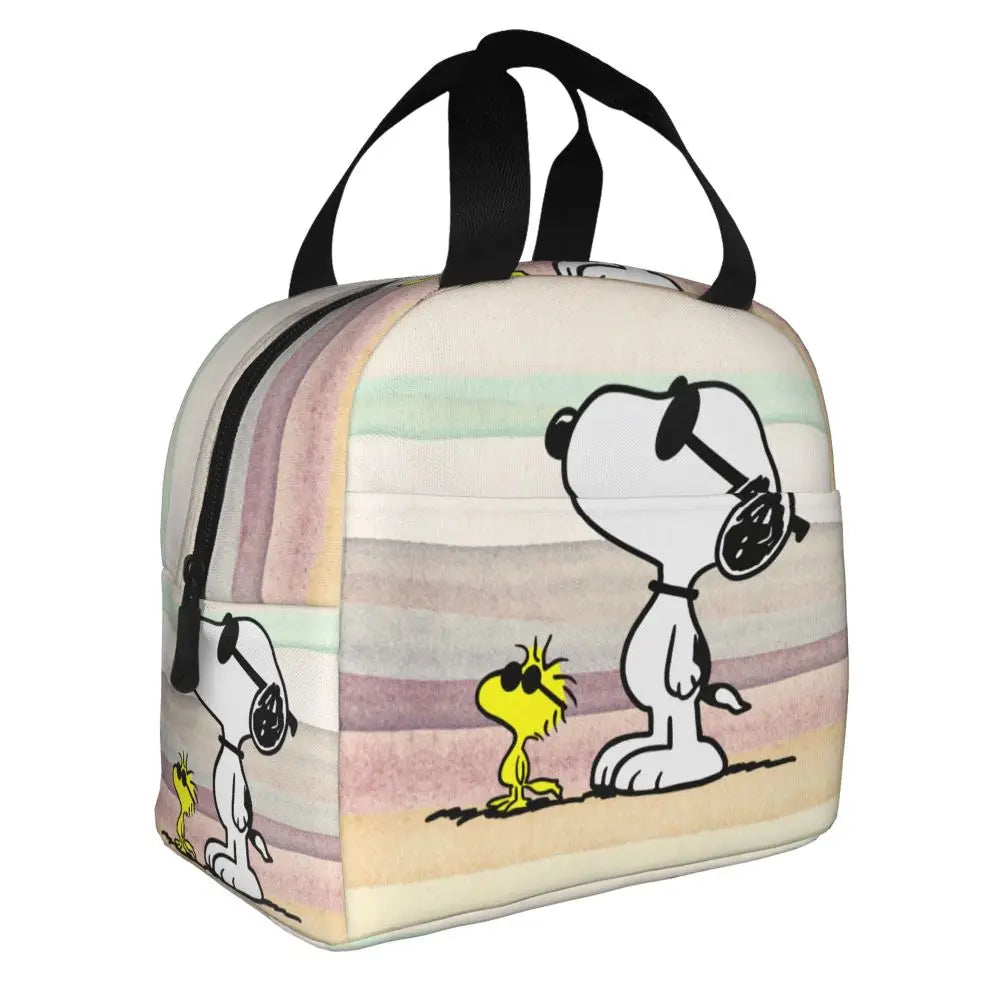 Snoopy Backpack Halloween Insulated Lunch Bag 22x20x13cm