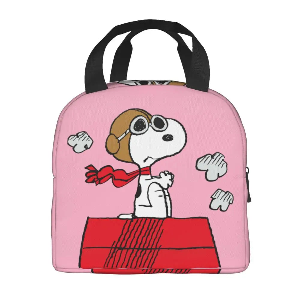 Snoopy Backpack Halloween Insulated Lunch Bag 22x20x13cm
