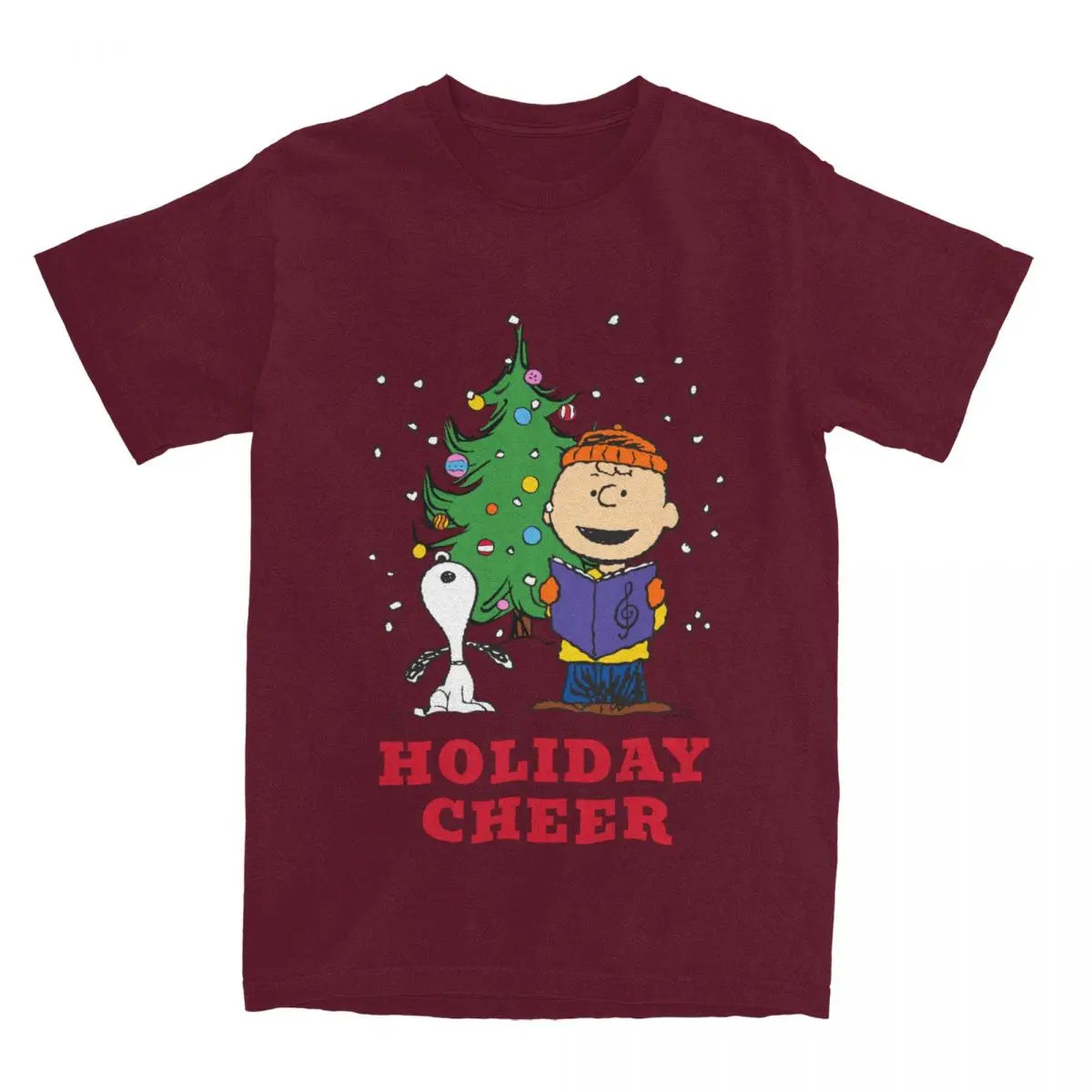 Unisex Peanuts Christmas Snoopy Graphic Tee Snoopy Shirt