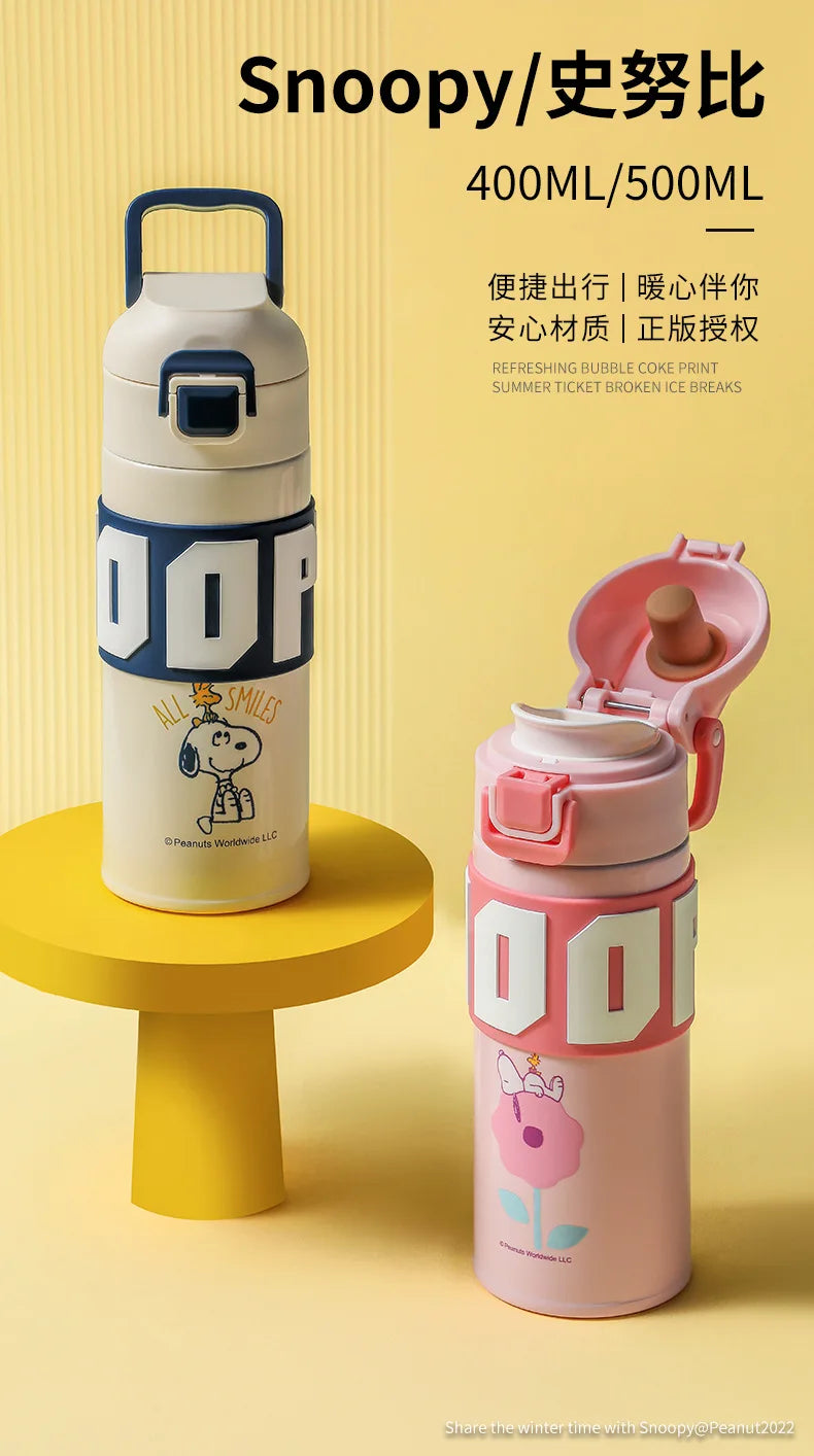 Vacuum Flask 316 Stainless Thermos Snoopy Cup