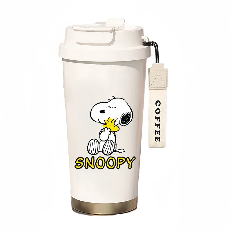 500ml Thermos Bottle Portable Snoopy Cup