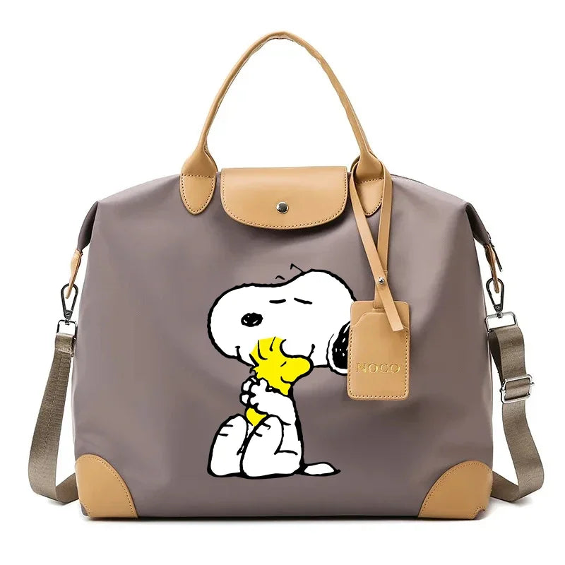 Snoopy Backpack Large Anime Travel Bag For Women 41x16x33cm