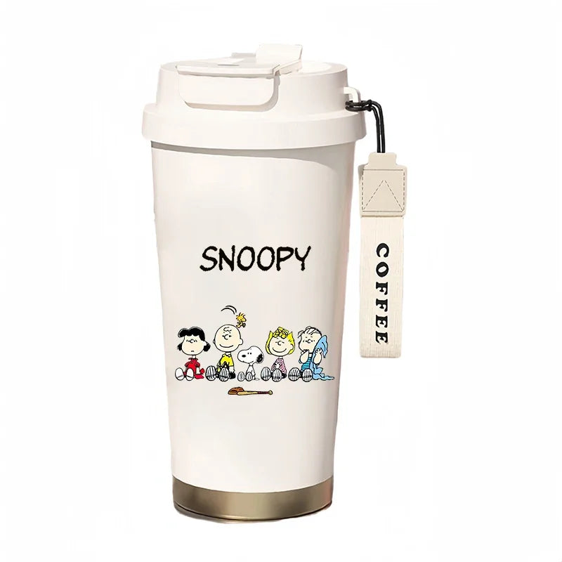 500ml Thermos Bottle Portable Snoopy Cup