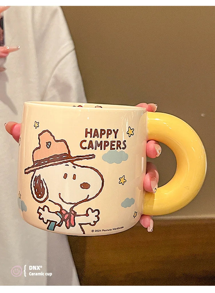 460ML Graduation Ceramic Mug Snoopy Cup