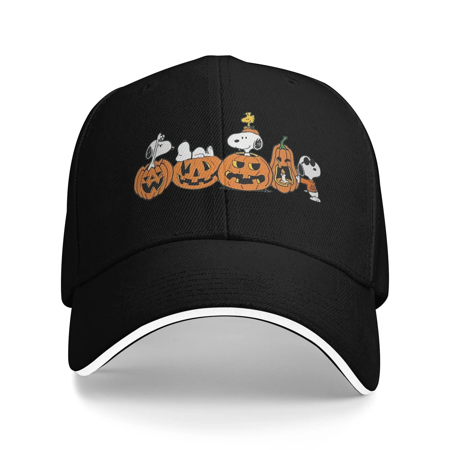 Halloween Pumpkin Cap Baseball Sun Snoopy Hat