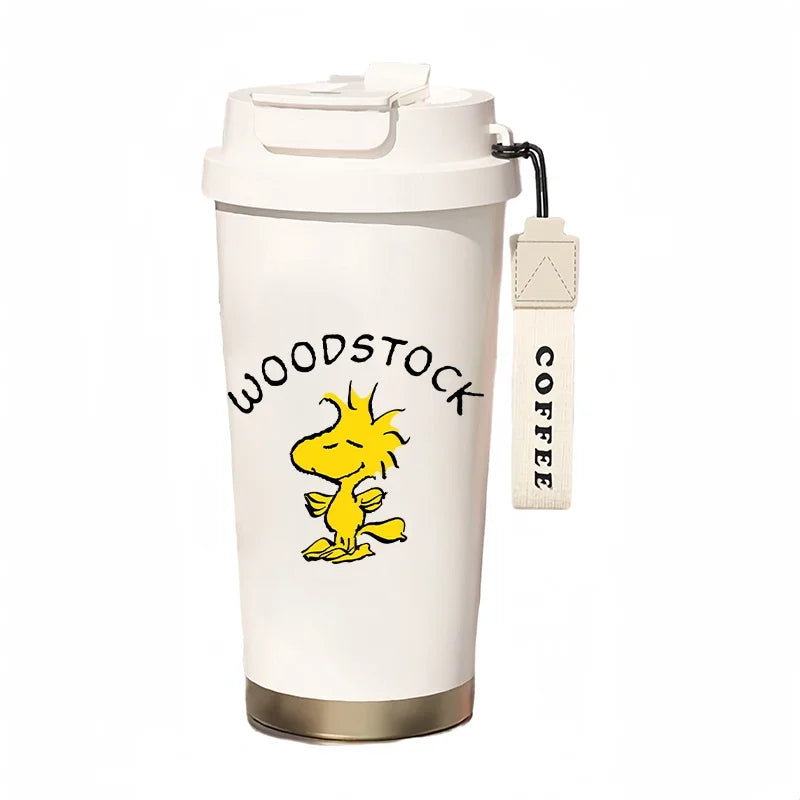 500ml Thermos Bottle Portable Snoopy Cup