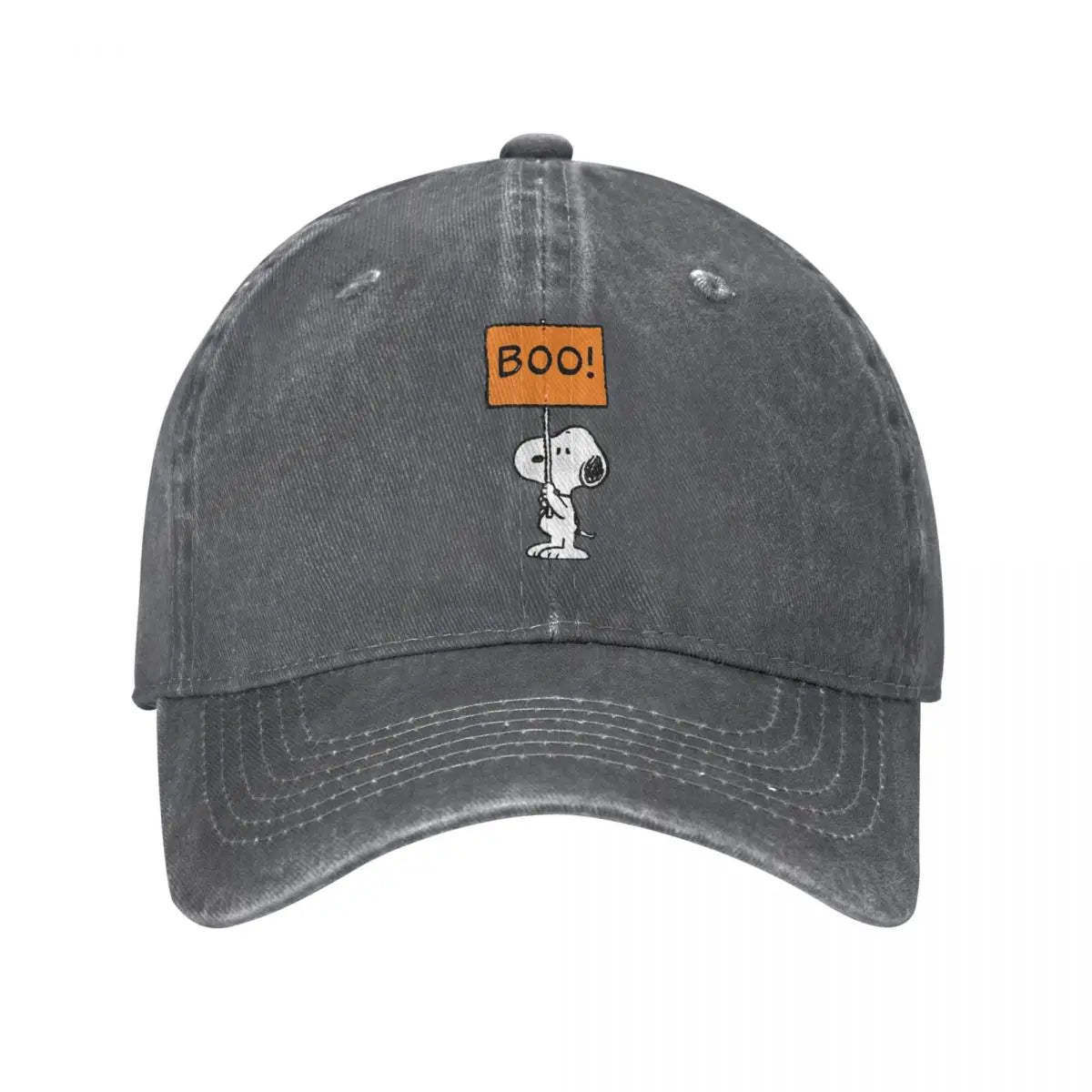Vintage Peanuts Distressed Denim Baseball Snoopy Hat
