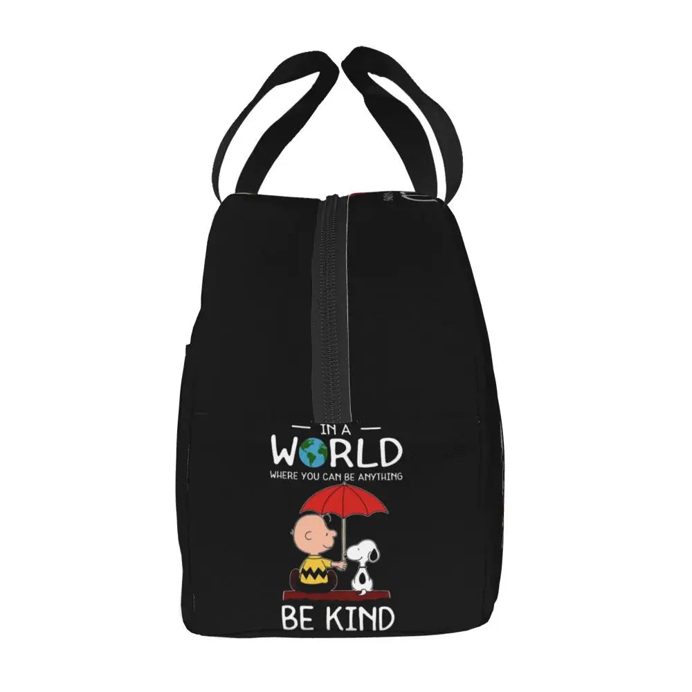Snoopy Backpack Halloween Insulated Lunch Bag 22x20x13cm
