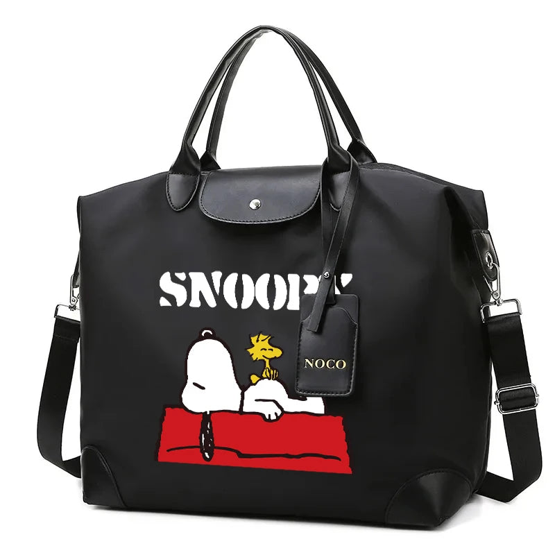 Snoopy Backpack Large Anime Travel Bag For Women 41x16x33cm