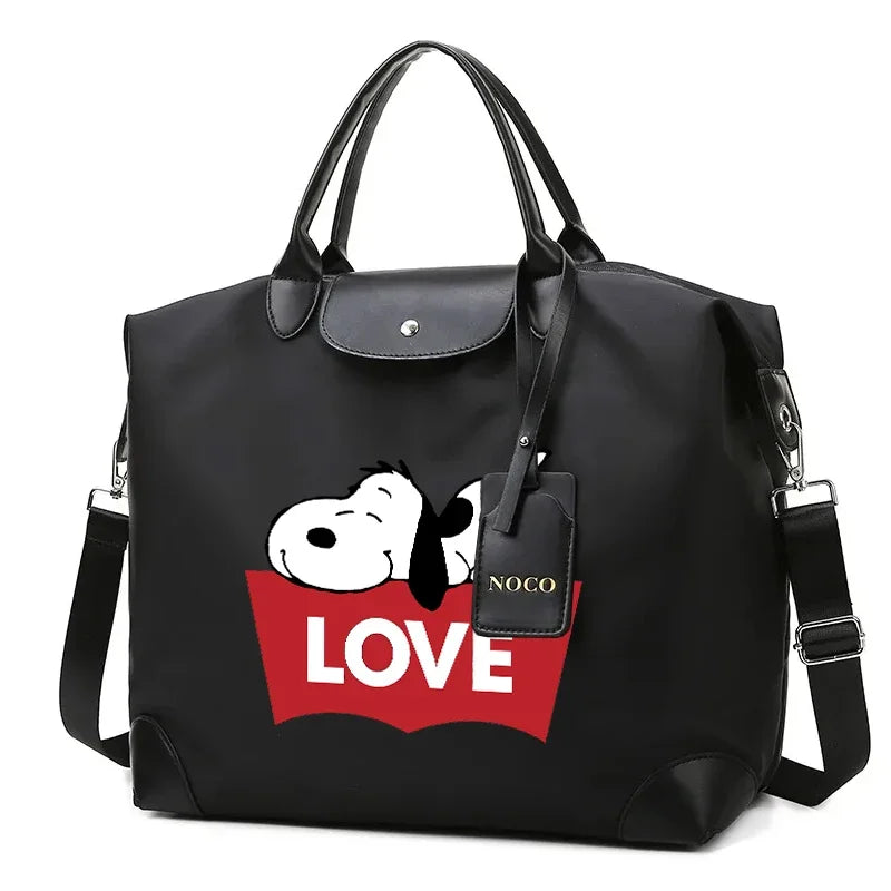 Snoopy Backpack Large Anime Travel Bag For Women 41x16x33cm