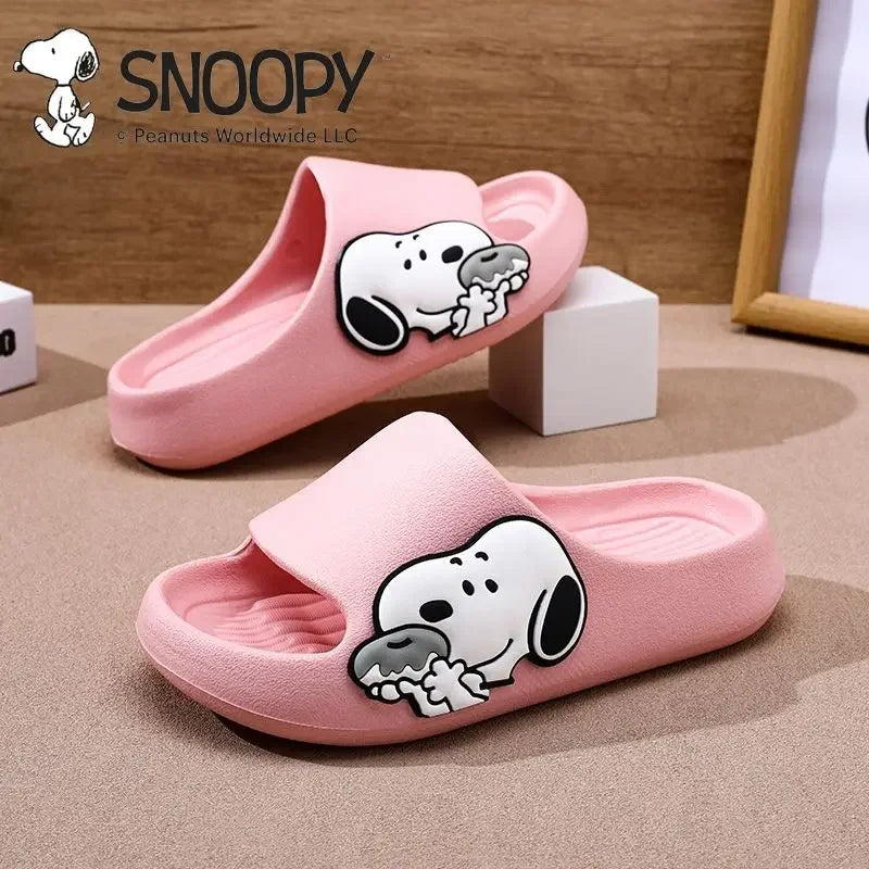 MINISO Snoopy Non Slip Indoor Slippers Snoopy Slippers