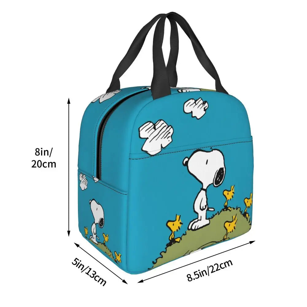 Snoopy Backpack Halloween Insulated Lunch Bag 22x20x13cm
